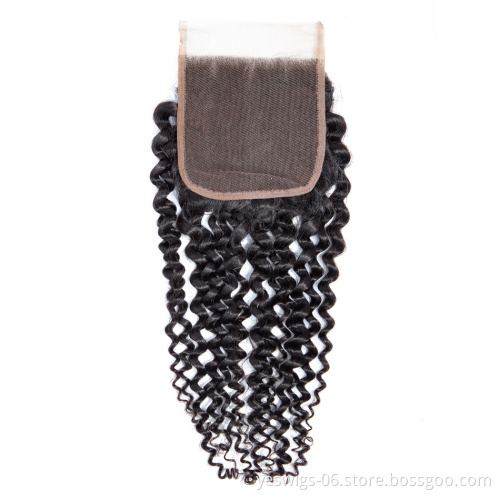 Yeswigs Human Hair 4x4 Lace Front Closure Pre Plucked 4x4 2x6 5x5 13x4 13x6 6x6 7x7 360 Lace Closure Kinky Curly Hair Malaysian